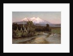 Sierra Blanca at Sunset Looking East from Palmilia, New Mexico, 1894 by Edward Hill