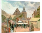 September Fete, Pontoise, 1872 by Camille Pissarro