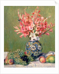 Still life of Fruits and Flowers, 1889 by Pierre Auguste Renoir