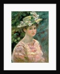 Girl with Eglantines on her Hat, c.1896 by Pierre Auguste Renoir