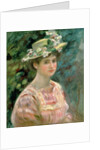 Girl with Eglantines on her Hat, c.1896 by Pierre Auguste Renoir