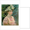 Girl with Eglantines on her Hat, c.1896 by Pierre Auguste Renoir