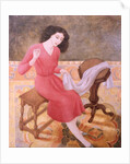Girl Sewing, 1991 by Patricia O'Brien