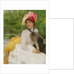 Girl in a Punt by Arthur Hacker