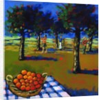 Orange picking, 2008 by Paul Powis