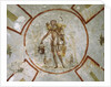 Ceiling of the Chapel of the Good Shepherd, Catacombs San Callisto, Rome by Roman
