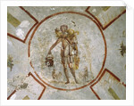 Ceiling of the Chapel of the Good Shepherd, Catacombs San Callisto, Rome by Roman
