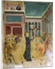 St Catherine among wheels, details from Stories of St Catherine, 1428-31 by Tommaso Masolino da Panicale