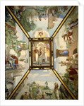 Ceiling illustrating the epic poem Jerusalem Delivered by Torquato Tasso by Friedrich Overbeck