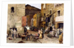 Road by the Porticus Octaviae, 1888 by Ettore Roesler Franz