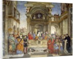 The Dispute of St Thomas, Carafa Chapel, Santa Maria sopra Minerva, Rome, 1488-93 by Filippino Lippi