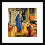 The Annunciation, Carafa Chapel, Santa Maria sopra Minerva, Rome, 1488-93 by Filippino Lippi