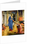 The Annunciation, Carafa Chapel, Santa Maria sopra Minerva, Rome, 1488-93 by Filippino Lippi