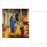 The Annunciation, Carafa Chapel, Santa Maria sopra Minerva, Rome, 1488-93 by Filippino Lippi