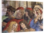 Detail from the Dispute of St Thomas, Carafa Chapel, Santa Maria sopra Minerva, Rome, 1488-93 by Filippino Lippi