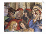Detail from the Dispute of St Thomas, Carafa Chapel, Santa Maria sopra Minerva, Rome, 1488-93 by Filippino Lippi