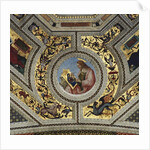 Vault of the Presbytery with Luke the Evangelist, Santa Maria del Popolo, Rome, c.1484-92 by Bernardino di Betto Pinturicchio