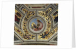 Vault of the Presbytery with Luke the Evangelist, Santa Maria del Popolo, Rome, c.1484-92 by Bernardino di Betto Pinturicchio