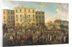 Festival in the garden of the Palazzo Rospigliosi by Giovanni Reder