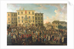 Festival in the garden of the Palazzo Rospigliosi by Giovanni Reder