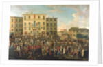 Festival in the garden of the Palazzo Rospigliosi by Giovanni Reder