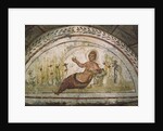 Wall painting from the Catacombs of Via Latina, Rome by Roman Roman