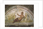 Wall painting from the Catacombs of Via Latina, Rome by Roman Roman