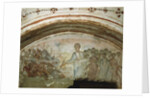Fresco from the interior of the Via Latina Catacombs, 6th century by Roman Roman