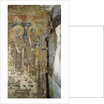 Wall painting from the Crypt of the Popes, Catacombs of San Callisto, Rome by Roman Roman