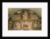 Christ enthroned between the Virgin, John the Baptist, the Apostles and two Angels by School Italian