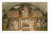 Christ enthroned between the Virgin, John the Baptist, the Apostles and two Angels by School Italian
