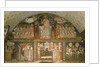 Christ enthroned between the Virgin, John the Baptist, the Apostles and two Angels by School Italian