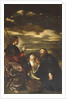 St. Augustine washing the feet if the Redeemed by Giovanni Lanfranco