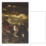 St. Augustine washing the feet if the Redeemed by Giovanni Lanfranco