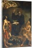St. Augustine, St. John and St. Jerome by Guercino