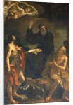 St. Augustine, St. John and St. Jerome by Guercino