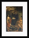 St. Augustine, St. John and St. Jerome by Guercino