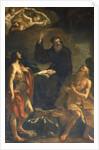 St. Augustine, St. John and St. Jerome by Guercino