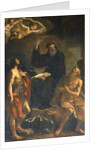 St. Augustine, St. John and St. Jerome by Guercino