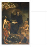 St. Augustine, St. John and St. Jerome by Guercino