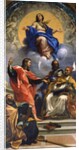 The Immaculate Conception with St John and St Augustine by Carlo Maratta or Maratti