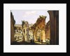 Entrance to the Colosseum and the old Via Crucis by Ippolito Caffi