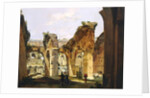 Entrance to the Colosseum and the old Via Crucis by Ippolito Caffi