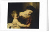 Detail from Madonna of Loreto, c.1606 by Michelangelo Merisi da Caravaggio