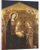 Mystical Marriage of St Catherine of Alexandria, with Saints Zenobio and Leonard by Master of the Christchurch Coronation