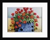 Getting There, 2011 flowers; tulips; still life; window box; toad; frog; butterflies; by Pat Scott
