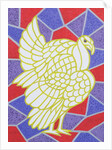 Turkey on Stained Glass by Pat Scott
