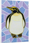 Penguin on Stained Glass by Pat Scott