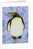 Penguin on Stained Glass by Pat Scott