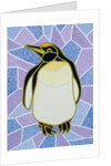 Penguin on Stained Glass by Pat Scott